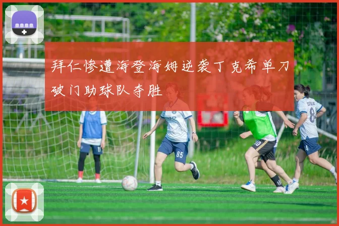 拜仁惨遭海登海姆逆袭丁克希单刀破门助球队夺胜